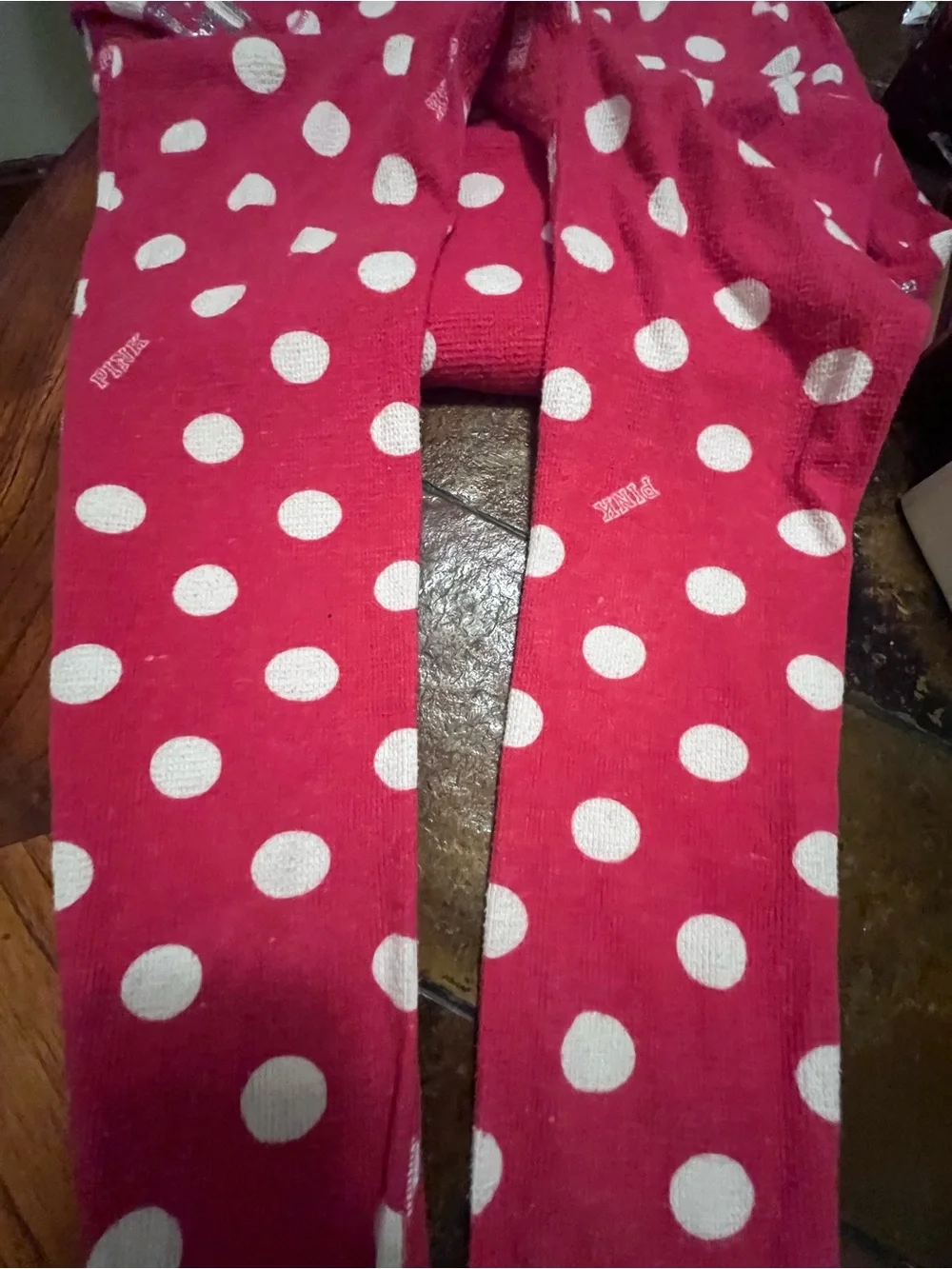 Pink Red Polka Dot Cat Jumpsuit with Silver Cat Embroidery - size S/P